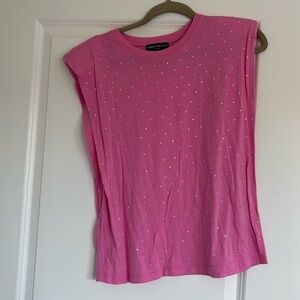 Generation Love Lex Crystal Shoulder Pad Top
